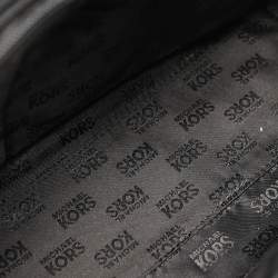 Pre Owned Michael Kors Black Leather Karso Flap Top Handle Bag