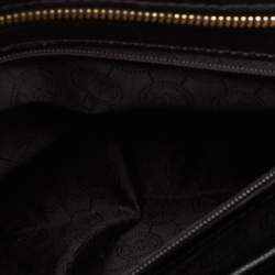 Pre Owned Michael Kors Black Leather Large Selma Tote