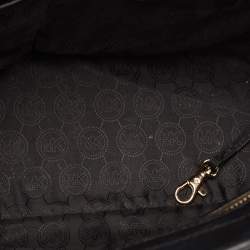 Pre Owned Michael Kors Black Leather Large Selma Tote