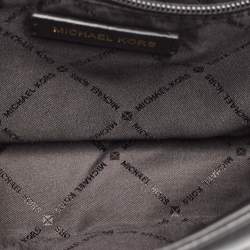 Pre Owned Michael Kors Black Quilted Leather Small Serena Crossbody Bag