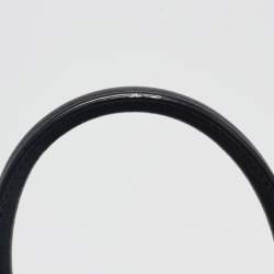 Pre Owned Michael Kors Black Leather Small Belted Mercer Satchel