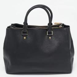 Michael Kors Black Leather Large Sutton Tote