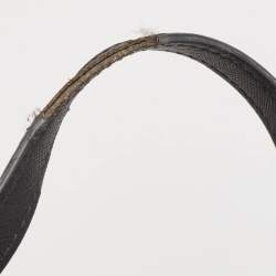 Pre Owned Michael Kors Black Leather Large Jet Set Travel Tote