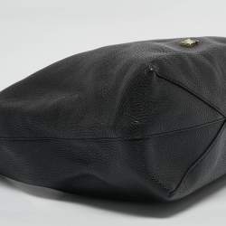 Pre Owned Michael Kors Black Leather Junie Shoulder Bag