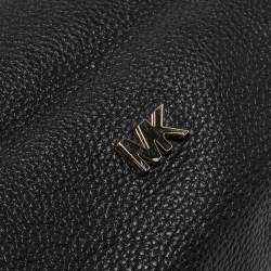 Pre Owned Michael Kors Black Leather Junie Shoulder Bag