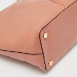 Michael Kors Blush Red Leather Bedford Tote