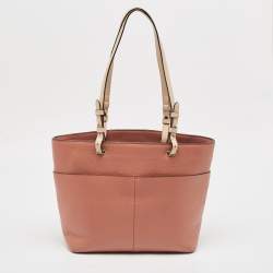 Michael Kors Blush Red Leather Bedford Tote