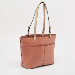 Michael Kors Blush Red Leather Bedford Tote