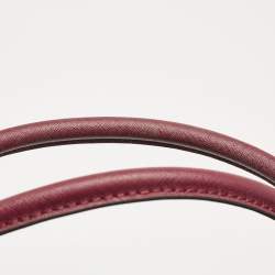 Michael Kors Burgundy Leather East/West Hamilton Tote