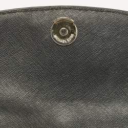 Michael Kors Black Leather Mini Ava Top Handle Bag