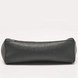 Michael Kors Black Leather Mini Ava Top Handle Bag