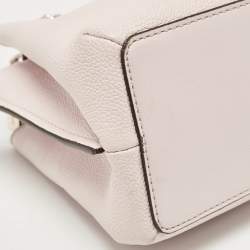 Michael Kors Pink Faux Leather Small Teagan Tote