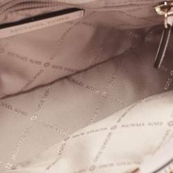Michael Kors Pink Faux Leather Small Teagan Tote