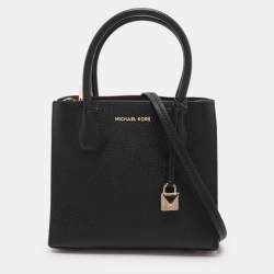 مملوكة مسبقًا Michael Kors Black Leather Mercer Tote