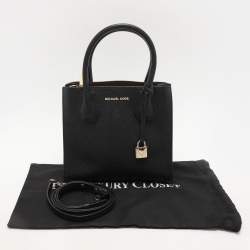 مملوكة مسبقًا Michael Kors Black Leather Mercer Tote
