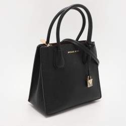 مملوكة مسبقًا Michael Kors Black Leather Mercer Tote
