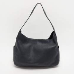 Michael Kors Navy Blue Leather Ashbury Hobo
