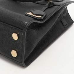 Pre Owned Michael Kors Black Leather Reagan Tote