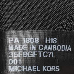 Pre Owned Michael Kors Black Leather Crossbody Bag