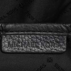 Pre Owned Michael Kors Black Leather Crossbody Bag