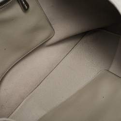 Michael Kors Grey Faux Leather Large Jet Set Travel Tote