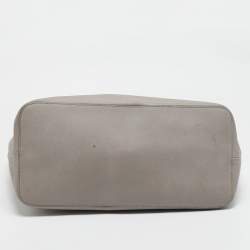 Michael Kors Grey Faux Leather Large Jet Set Travel Tote