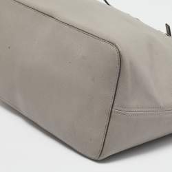 Michael Kors Grey Faux Leather Large Jet Set Travel Tote