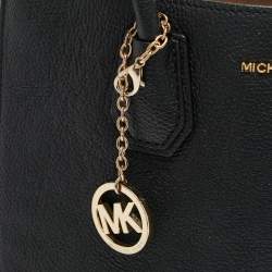 Michael Kors Black Leather Large Mercer Tote