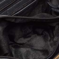 Michael Kors Black Leather Large Riley Satchel