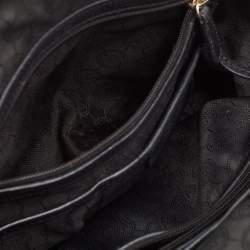 Michael Kors Black Leather Large Riley Satchel