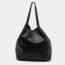 Michael Kors Black Leather Colgate Grab Shoulder Bag