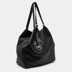 Michael Kors Black Leather Colgate Grab Shoulder Bag