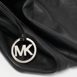 Michael Kors Black Leather Colgate Grab Shoulder Bag