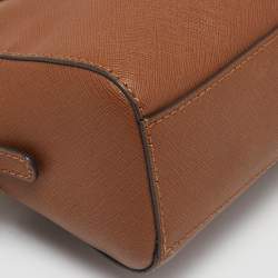 Pre Owned Michael Kors Brown Leather Mini Satchel