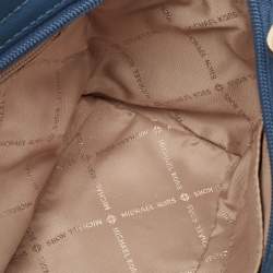 Pre Owned Michael Kors Blue Leather Small Selma Crossbody Bag