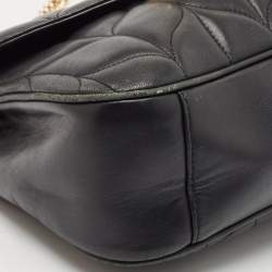 Michael Kors Black Quilted Leather Large Peyton Shoulder Bag
