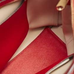 Michael Kors Red Leather Medium Walsh Tote
