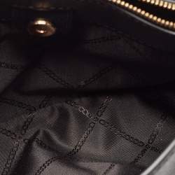 Pre Owned Michael Kors Black Leather Ruby Crossbody Bag