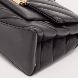 Pre Owned Michael Kors Black Quilted Leather Cece Shoulder Bag