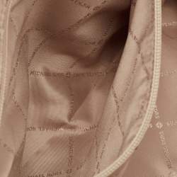 Pre Owned Michael Kors Blue Signature Denim Medium Mirella Tote