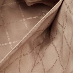 Pre Owned Michael Kors Blue Signature Denim Medium Mirella Tote