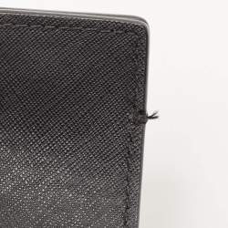 Pre Owned Michael Kors Black Leather Small Cynthia Tote