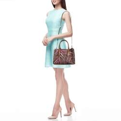 Michael Kors Multicolor Coated Canvas and Leather Small Maple Tote