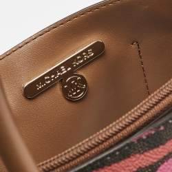 Michael Kors Multicolor Coated Canvas and Leather Small Maple Tote