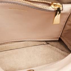 Michael Kors Poudre Beige Leather Cece Top Handle Bag