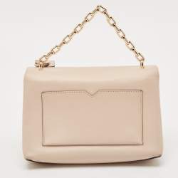 Michael Kors Poudre Beige Leather Cece Top Handle Bag