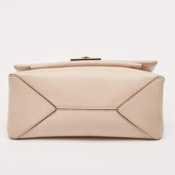 Michael Kors Poudre Beige Leather Cece Top Handle Bag