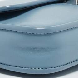 Michael Kors Pale Blue Leather Bradshaw Small Shoulder Bag