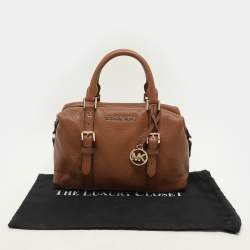 Michael Kors Brown Leather Small Ginger Satchel