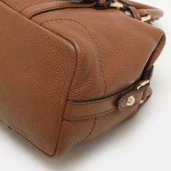 Michael Kors Brown Leather Small Ginger Satchel